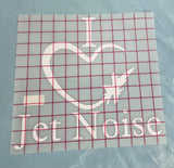 DECAL I <3 JET NOISE