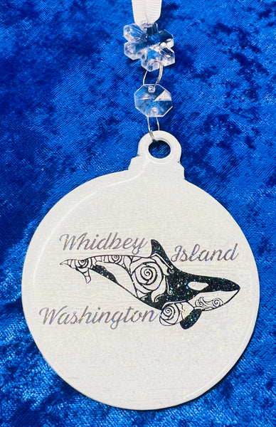 Whidbey Island Orca Ornament